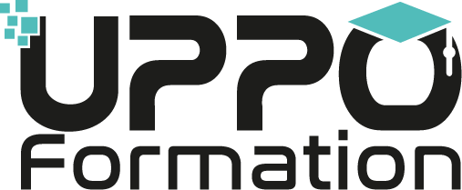 Logo Uppo Formation - Organisme de formation Qualiopi, sur Beaucaire, Nîmes, Gard - Formation digitale, web, design et bureautique