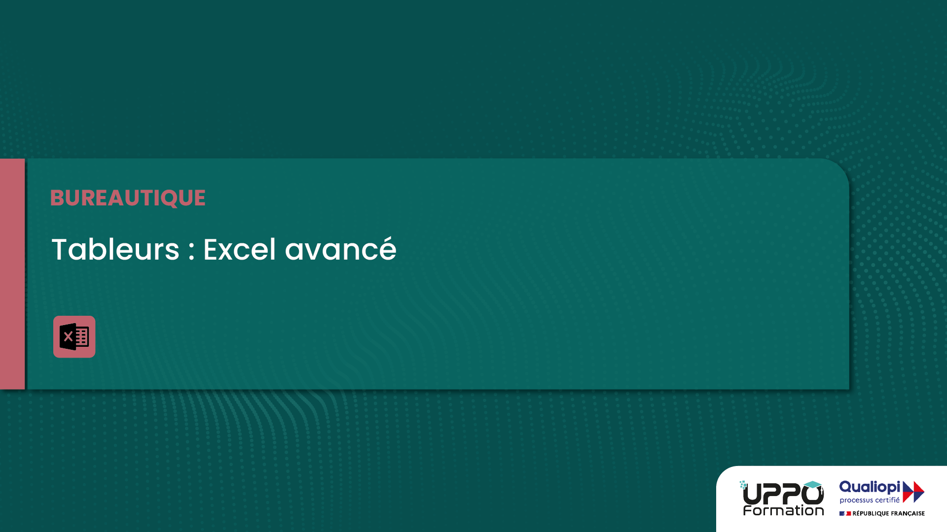 Formation Tableurs - Excel avancé